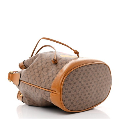 Gucci X DISNEY Mini Vintage GG Supreme Monogram Bucket Bag Beige Vintage Sun Oil 4 of 10