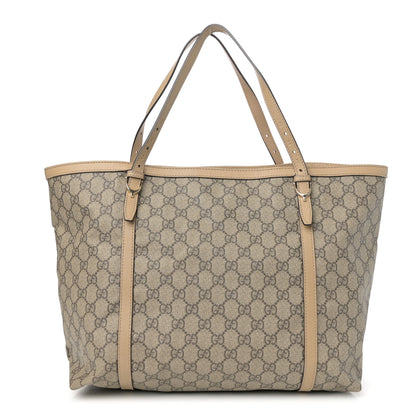 Gucci GG Supreme Monogram Medium Nice Tote Beige 1 of 12