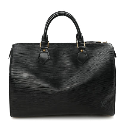 Louis Vuitton Epi Speedy 30 Black 1 of 10