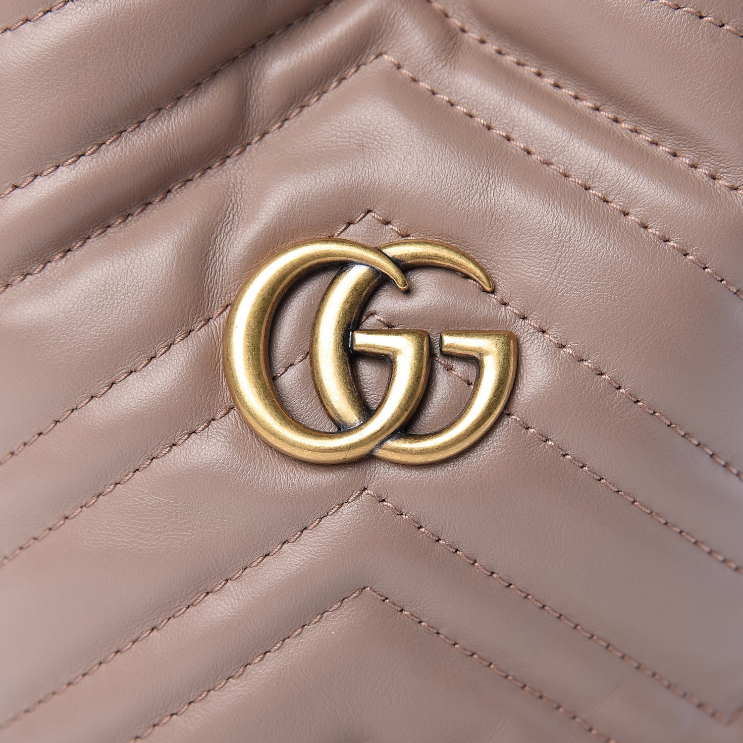 Gucci Calfskin Matelasse Mini GG Marmont 2.0 Bucket Bag Porcelain Rose 8 of 11