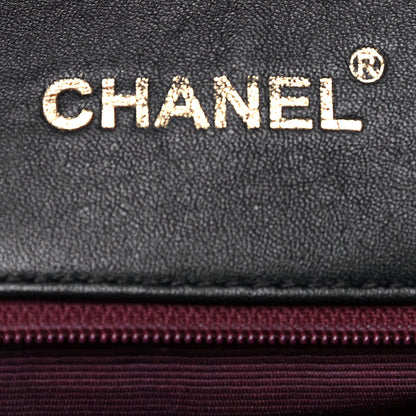 Chanel Lambskin Quilted Jumbo Single Flap Black 6 of 14