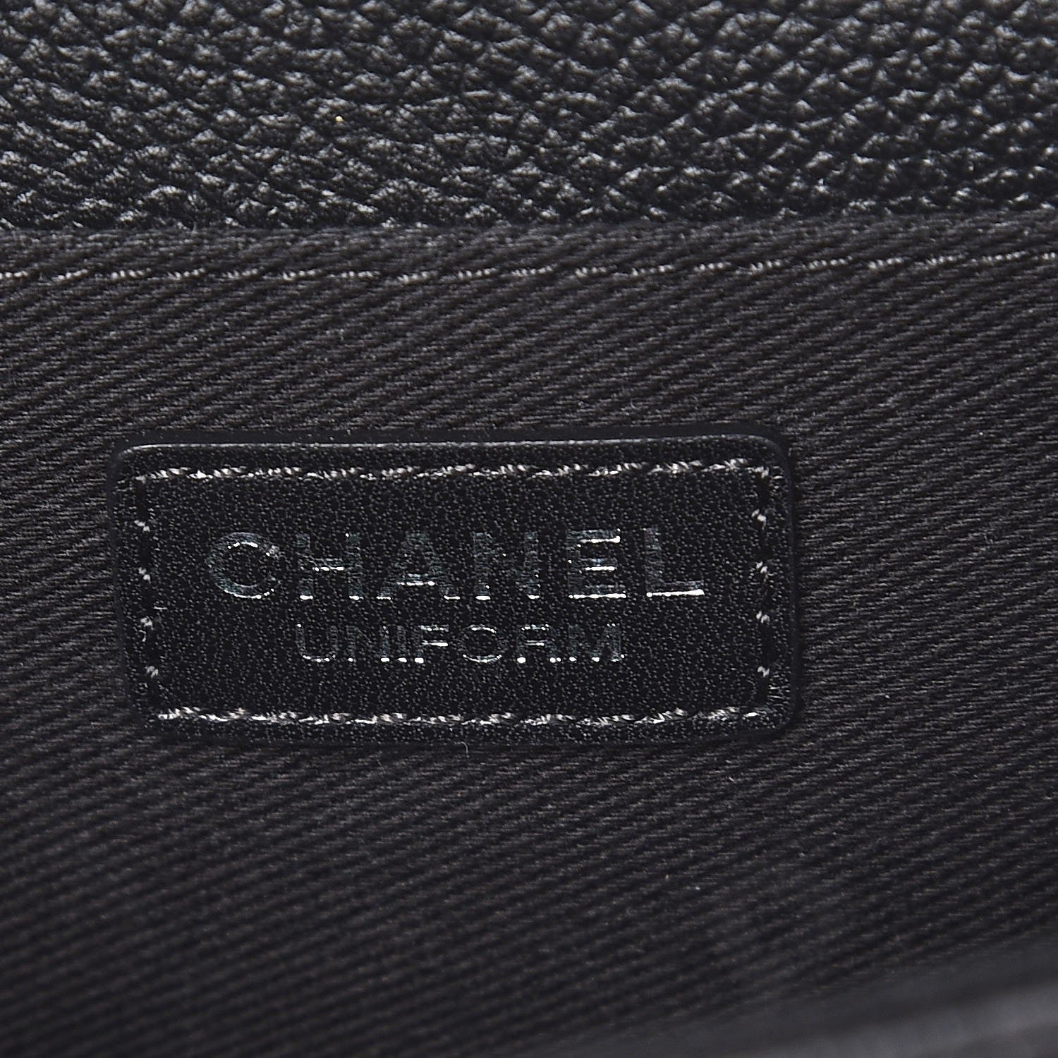 Chanel Grained Calfskin Quilted 2.55 Reissue Flap Belt Bag Clutch Black 6 of 7