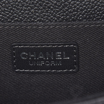 Chanel Grained Calfskin Quilted 2.55 Reissue Flap Belt Bag Clutch Black 6 of 7