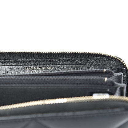 Chanel Lambskin Quilted 19 Zipped Wallet Black 8 of 11
