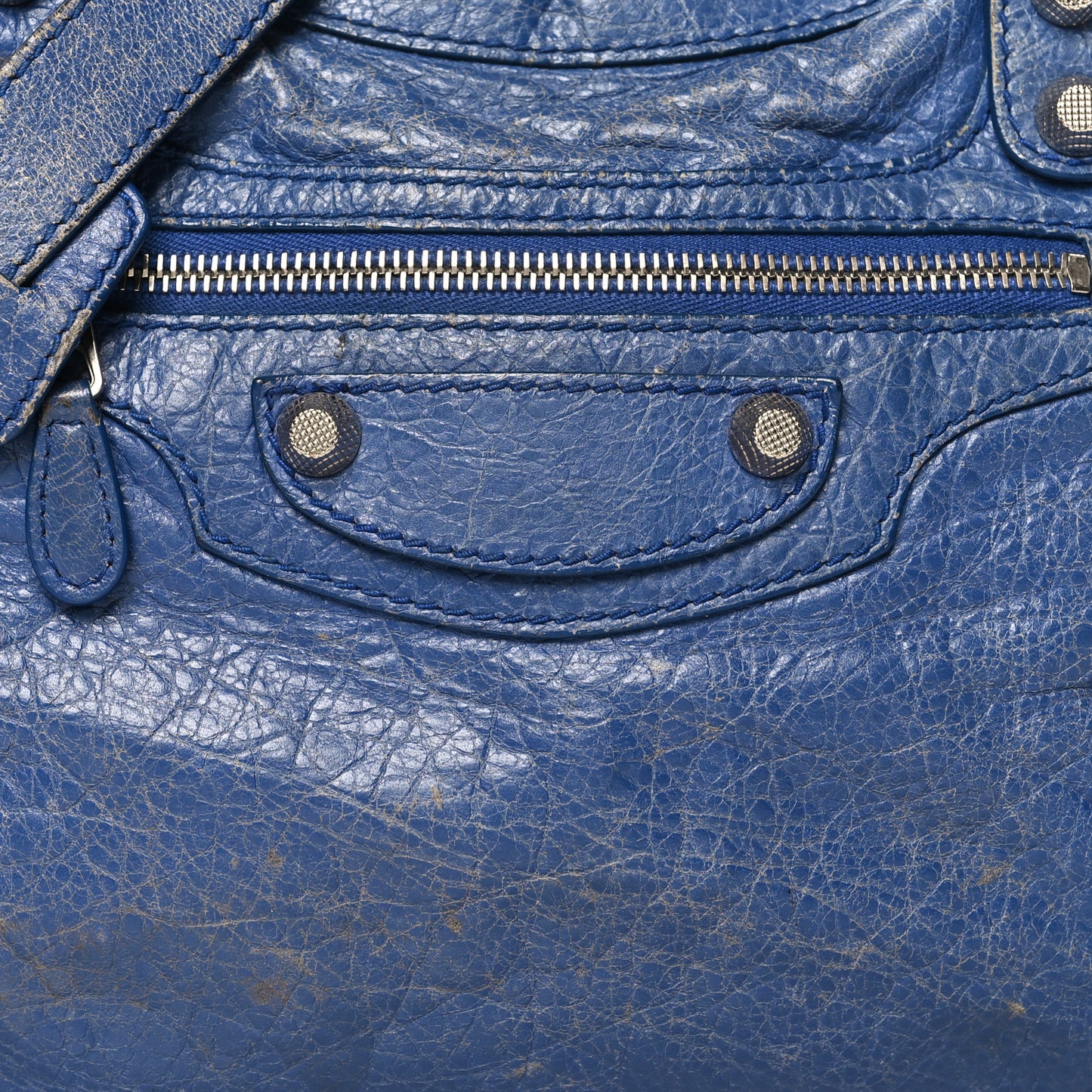 Agneau Giant 12 Silver Hardware Town Bleu Glacier
