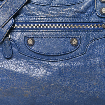 Balenciaga Agneau Giant 12 Silver Hardware Town Bleu Glacier 9 of 15