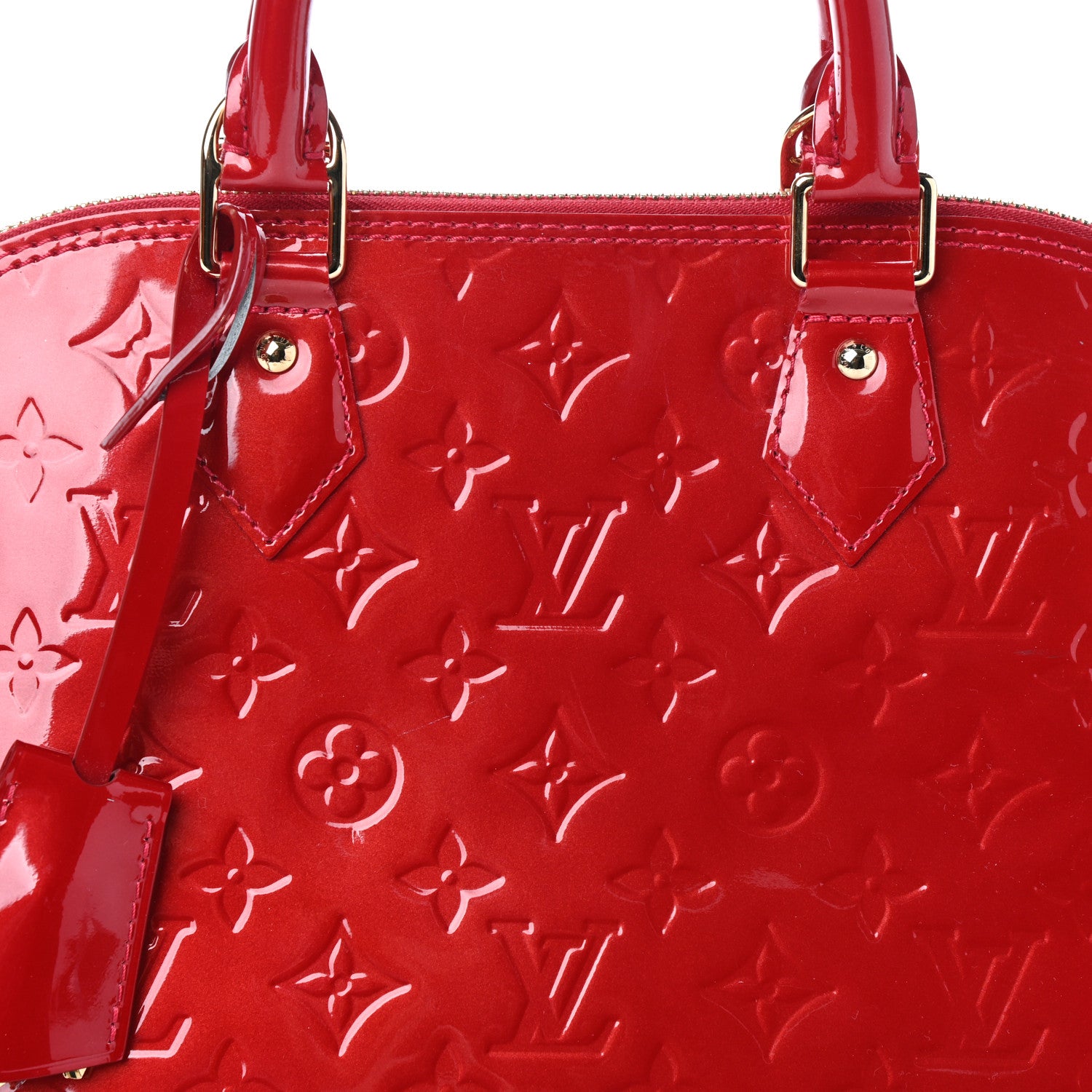 Louis Vuitton Vernis Alma PM Pomme D'Amour 7 of 9