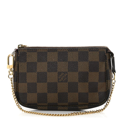 Louis Vuitton Damier Ebene Mini Pochette Accessories 1 of 12