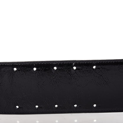 Chanel Patent CC Wide Belt 80 32 Black 3 of 6