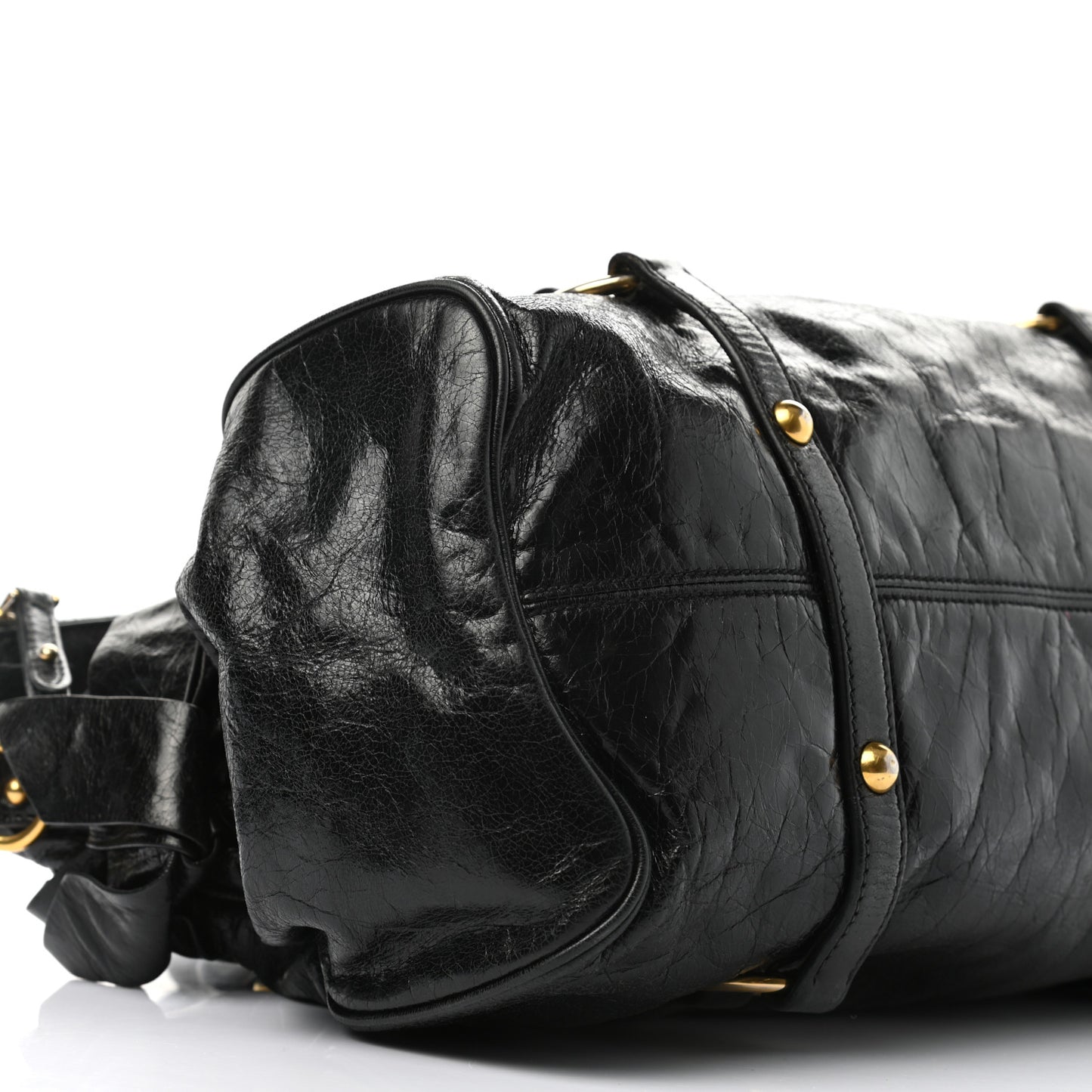 Vitello Lux Medium Bow Bag Black