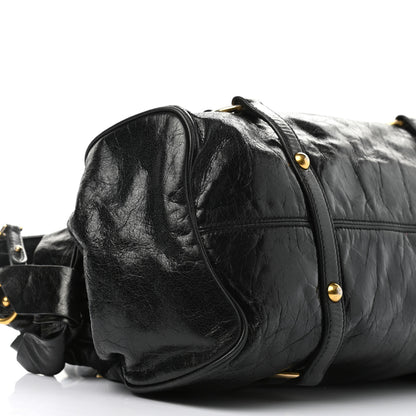 Miu Miu Vitello Lux Medium Bow Bag Black 7 of 10