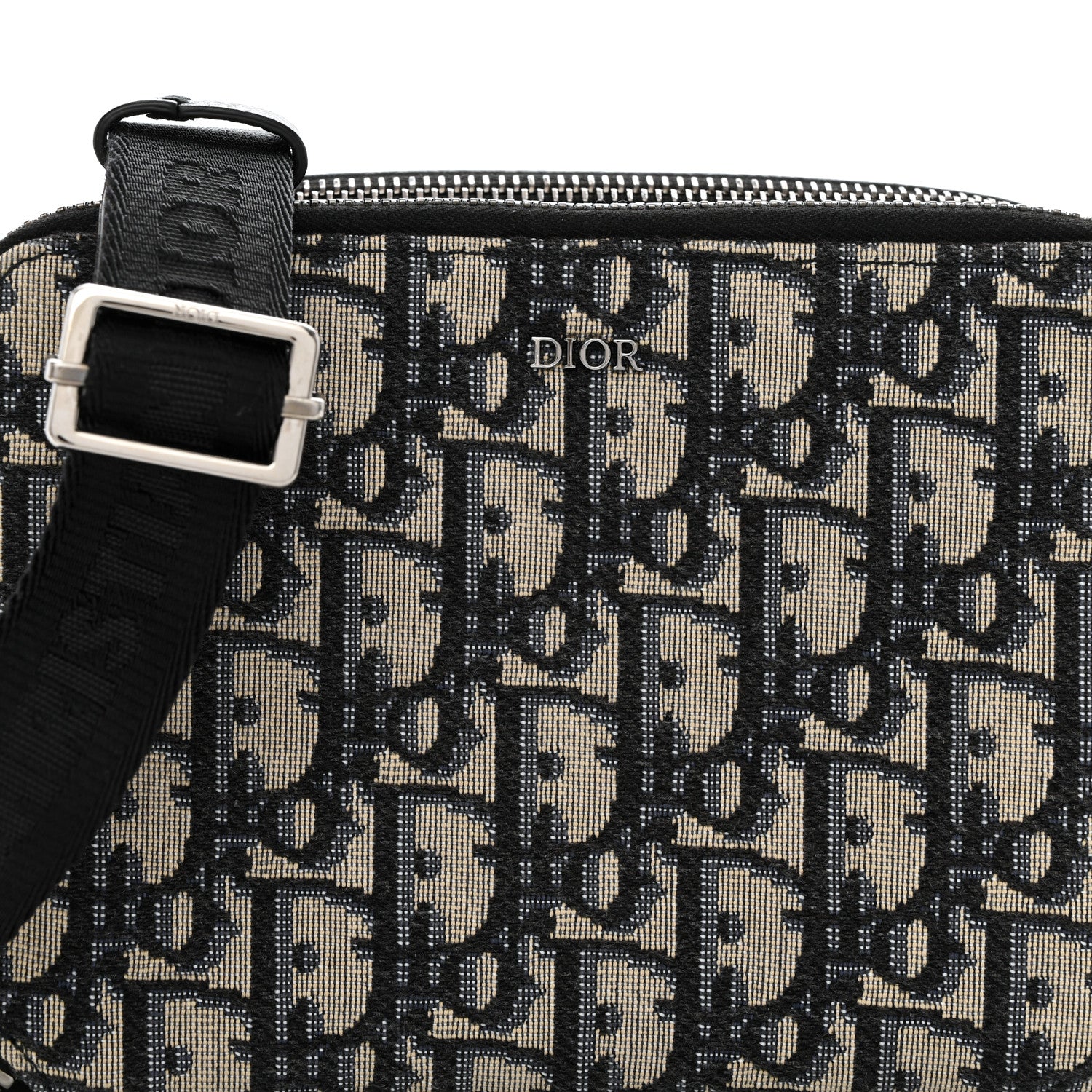 Christian Dior Oblique Pouch Navy Blue 8 of 11