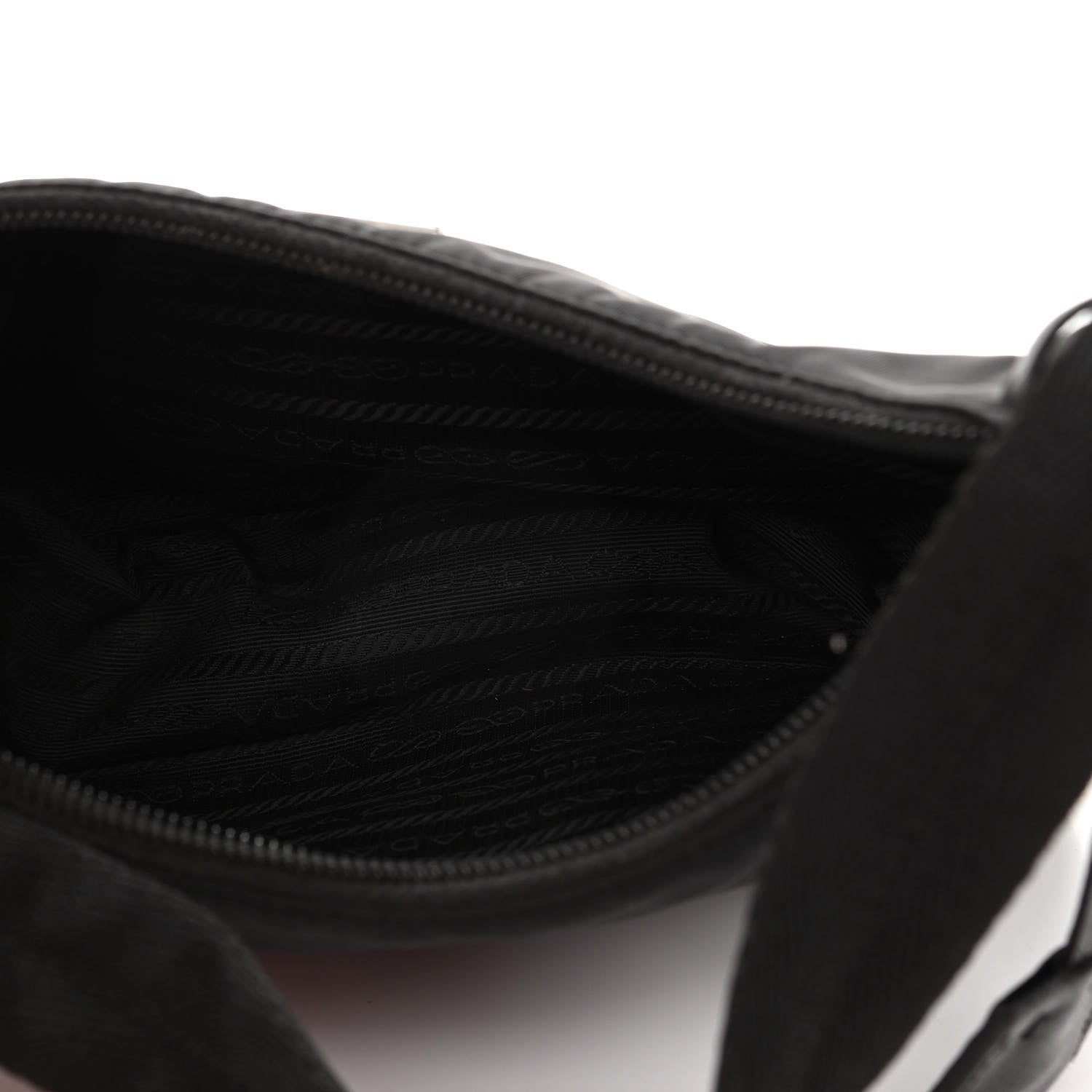 Prada Tessuto Nylon Mini Re-Edition 2000 Bag Black 5 of 9
