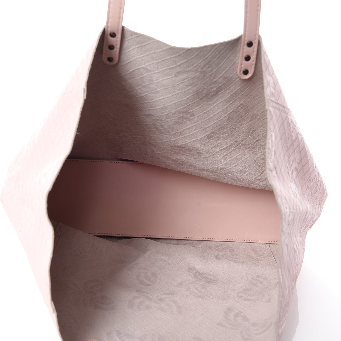 Calfskin Intrecciomirage Medium Intarsio Tote Petale