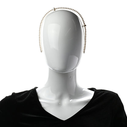 Chanel Pearl CC Headband Ivory 2 of 4