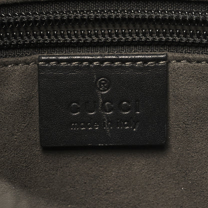Gucci Guccissima Signature Small Messenger Bag Black 6 of 10