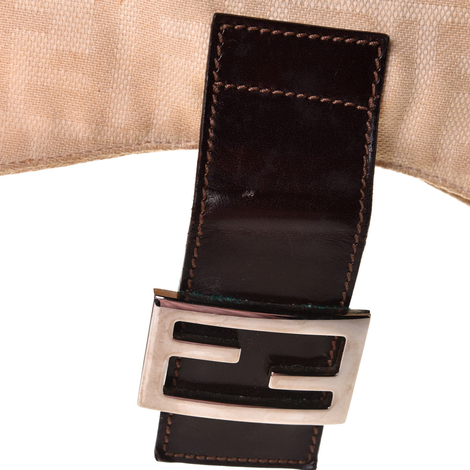 Fendi Zucca Shoulder Bag Beige 11 of 11