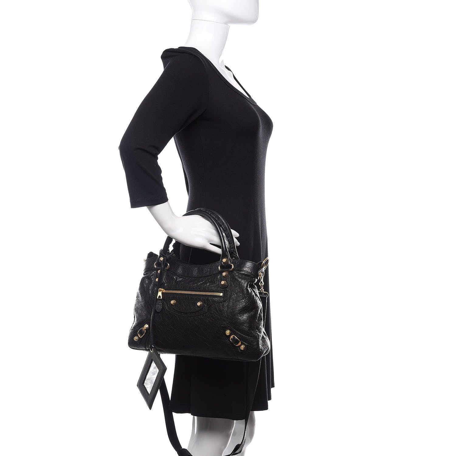 Balenciaga Agneau Giant 12 Gold Hardware Town Black 3 of 11