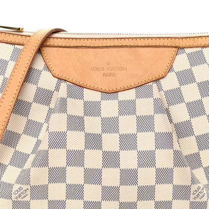 Louis Vuitton LOUIS VUITTON Damier Azur Siracusa PM 8 of 15