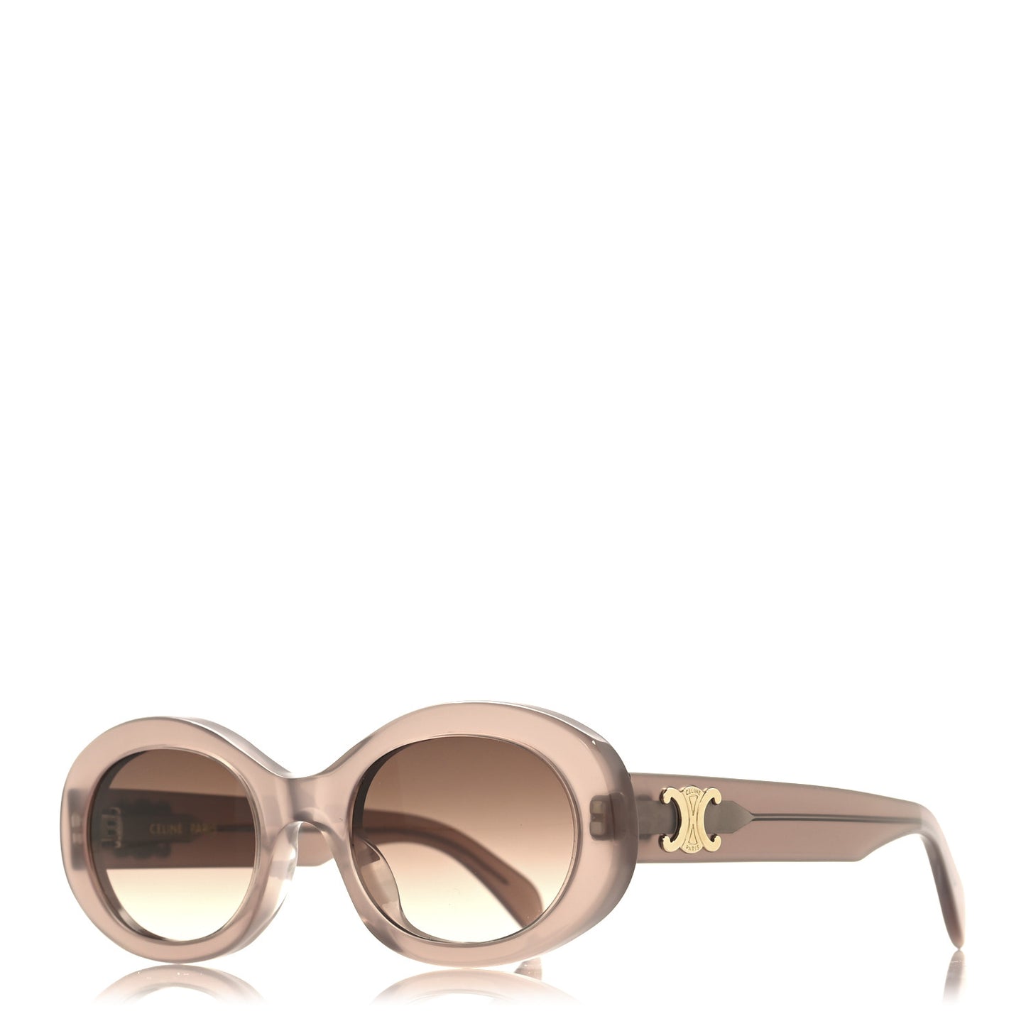Acetate Triomphe 01 Sunglasses CL 40194U Milky Hazelnut