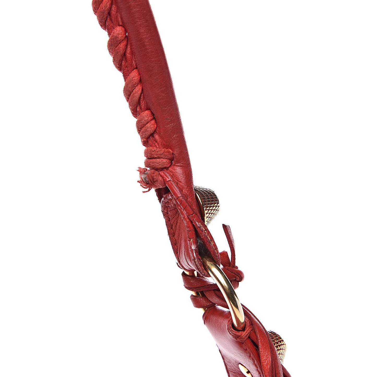 Chevre Giant 21 Gold Hardware Hobo Rouge Vermillon
