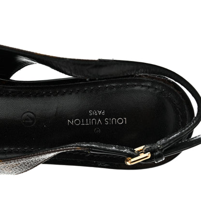 Louis Vuitton Patent Monogram Cherie Slingback Ballerina Flats 37 7 of 12