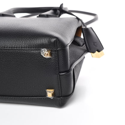 MCM Grained Calfskin Mini Milla Tote Phantom Grey 10 of 11