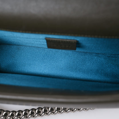 Gucci Velvet Skipper Crystal GG Monogram Small Dionysus Shoulder Bag Green 5 of 10