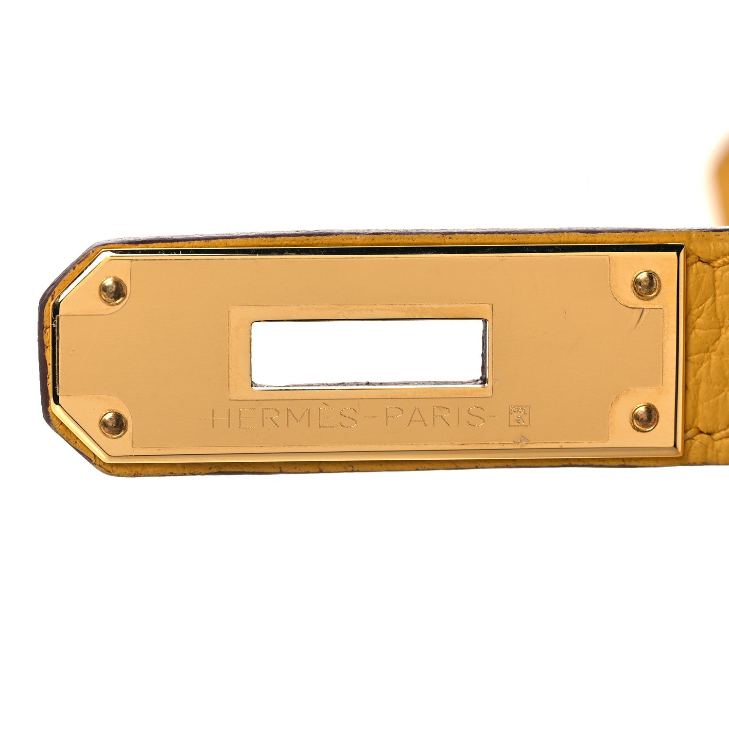 Hermes Taurillon Clemence Kelly Retourne 28 Jaune Ambre 30 of 42