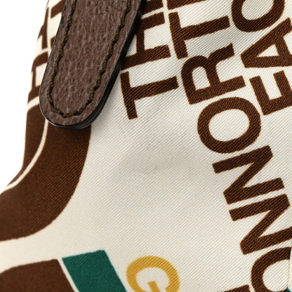 Gucci X THE NORTH FACE Econyl Nylon Medium Backpack Brown White 14 of 16