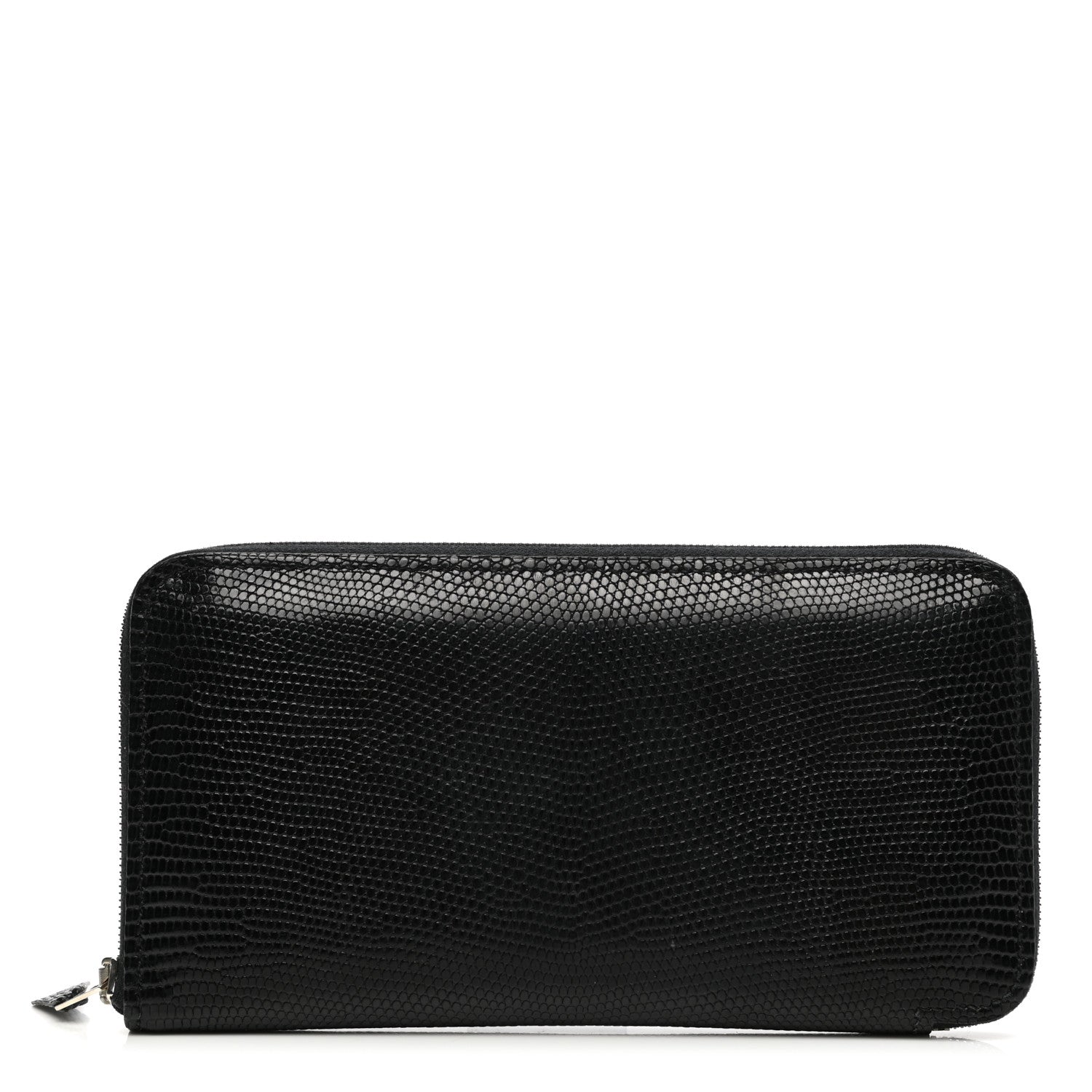 Hermes Lizard Azap Wallet Black 1 of 8