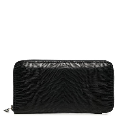 Hermes Lizard Azap Wallet Black 1 of 8
