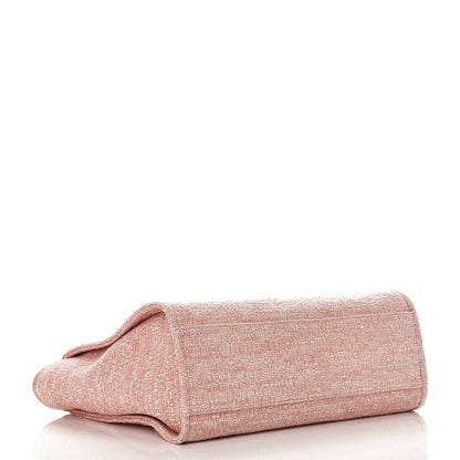Chanel Canvas Large Deauville Tote Pink 5 of 8