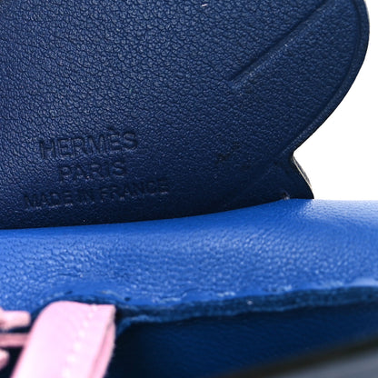 Hermes Milo Lambskin Grigri Rodeo Pegase Horse Bag Charm MM Bleu France Mauve Sylvestre Bleu Saphir 3 of 5