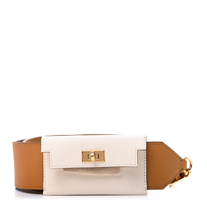 Hermes Swift Epsom Pocket Kelly Shoulder Strap Craie 1 of 6