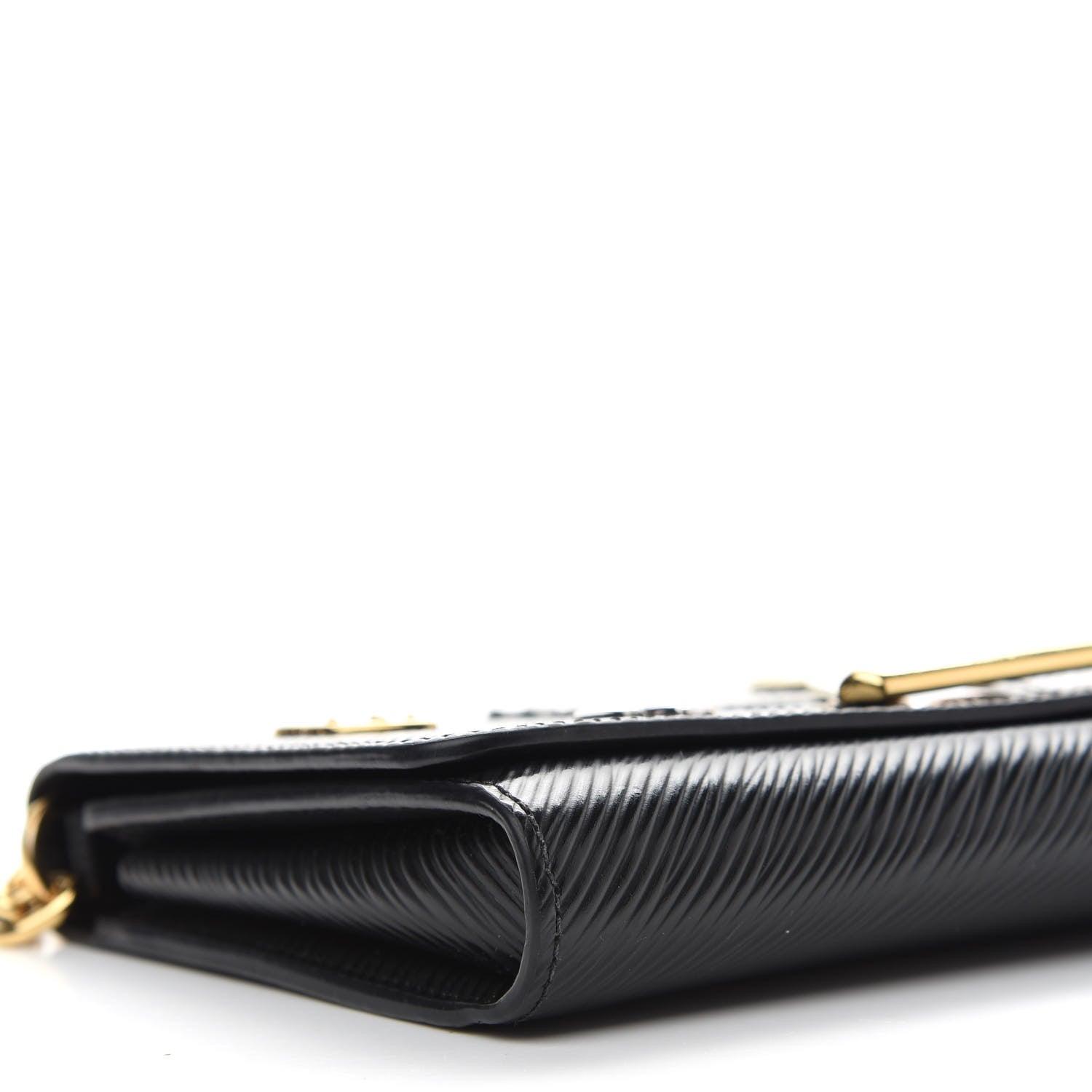 Louis Vuitton Epi Love Lock Twist Chain Wallet Black 7 of 8