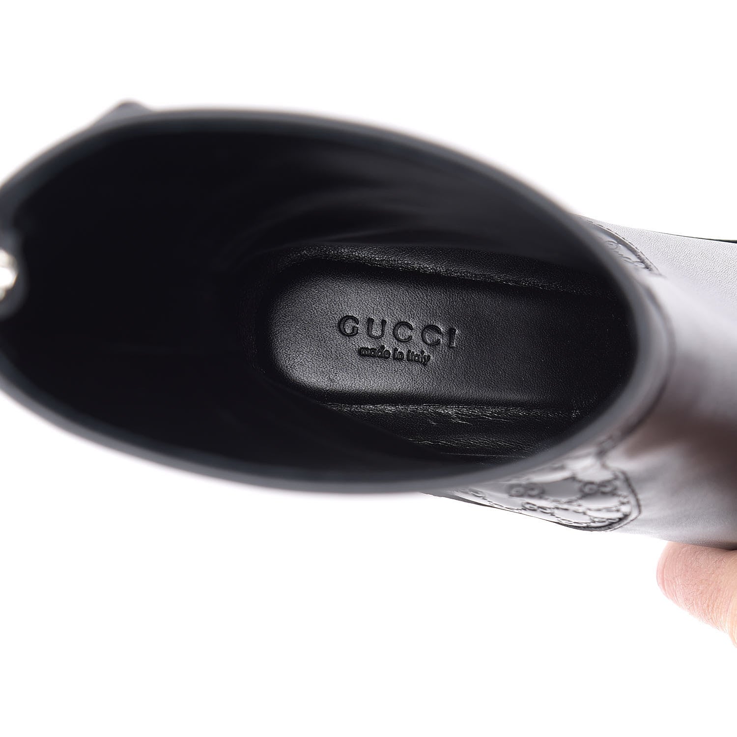 Gucci Soft Microguccissima Zip Boots 39 Black 8 of 9