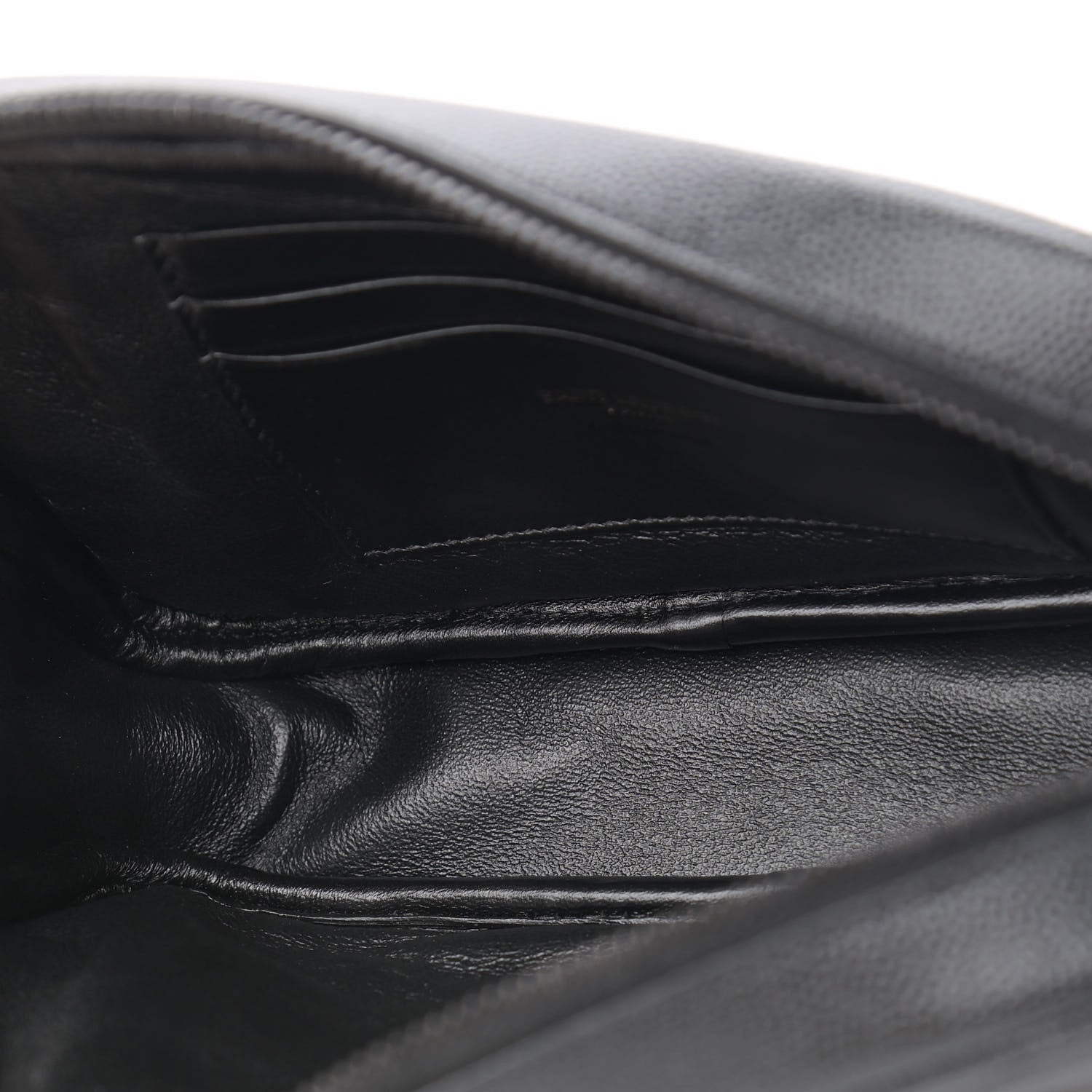 Saint Laurent Grain De Poudre Matelasse Monogram Mini Lou Camera Bag Black 4 of 9