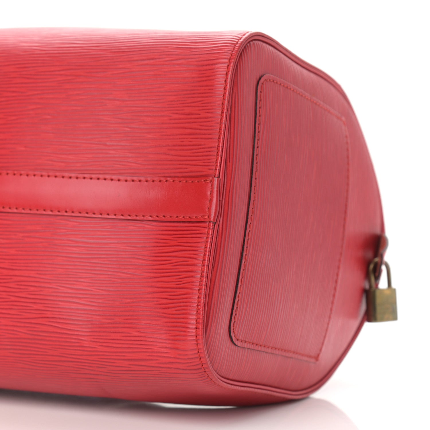 Louis Vuitton Epi Speedy 30 Castillan Red 9 of 11