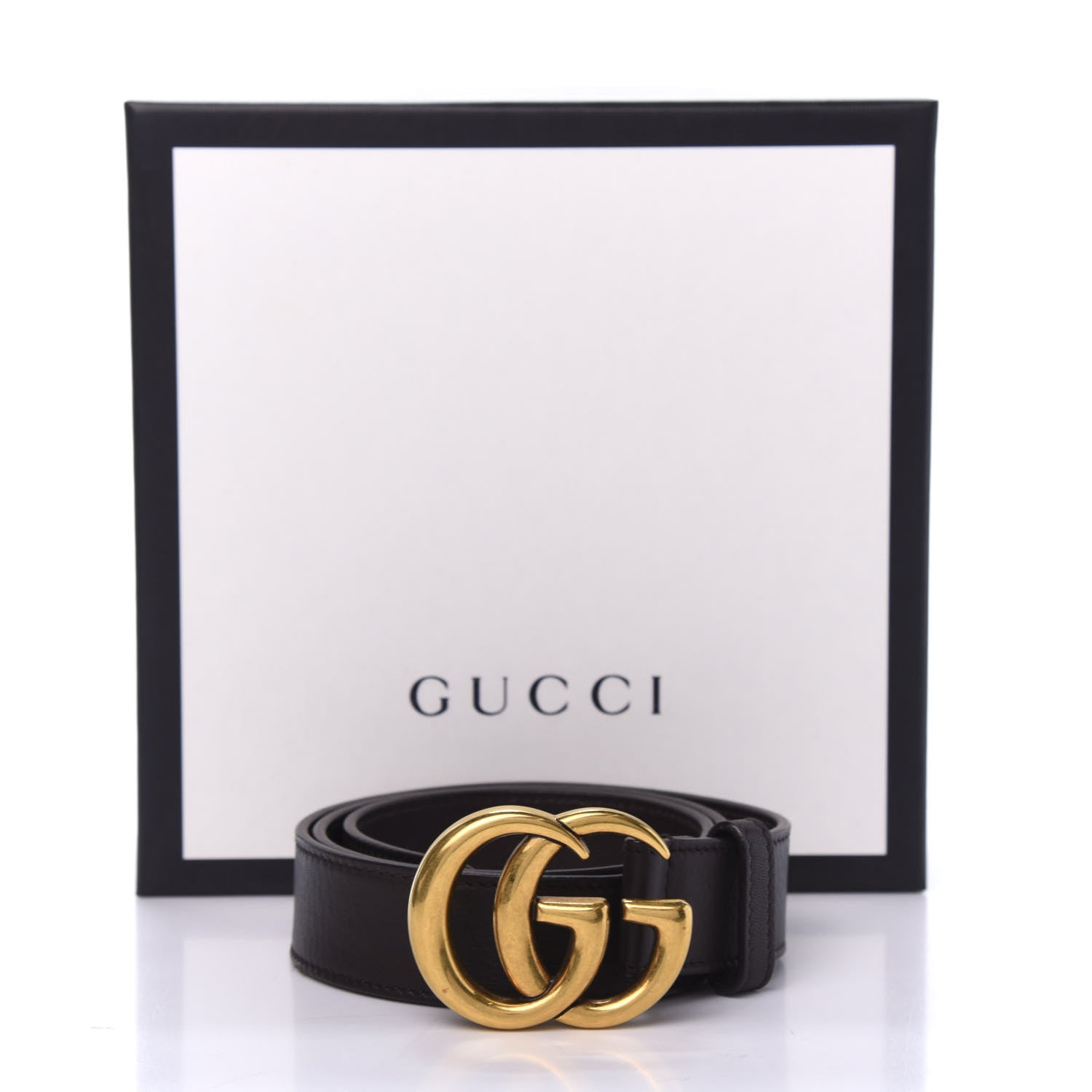 Gucci Calfskin Double G 30mm Belt 75 30 Black 8 of 8