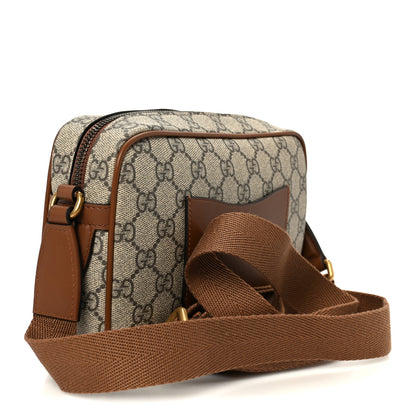 Gucci GG Supreme Monogram Mini Camera Bag Beige Ebony Old Sundial 3 of 11