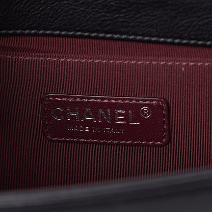 Chanel Calfskin Double Stitch Medium Boy Flap Black 5 of 8