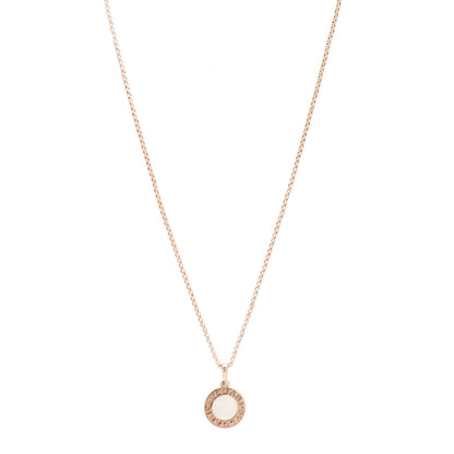 Bulgari 18K Rose Gold Mother of Pearl BVLGARI BVLGARI Pendant Necklace 1 of 5