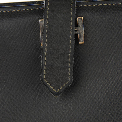 Hermes Epsom Bearn Gusset Wallet Graphite 5 of 13