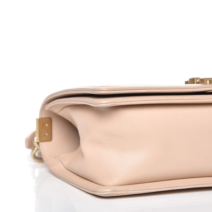 Chanel Caviar Calfskin Chevron Medium Boy Flap Light Pink 8 of 11