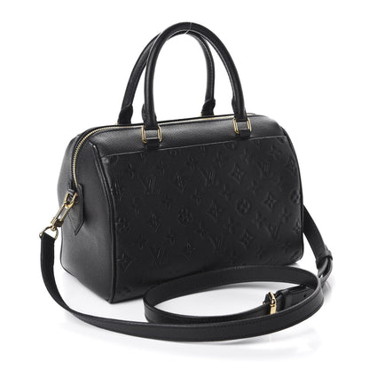 Louis Vuitton Empreinte Speedy Bandouliere 25 NM Black 3 of 11