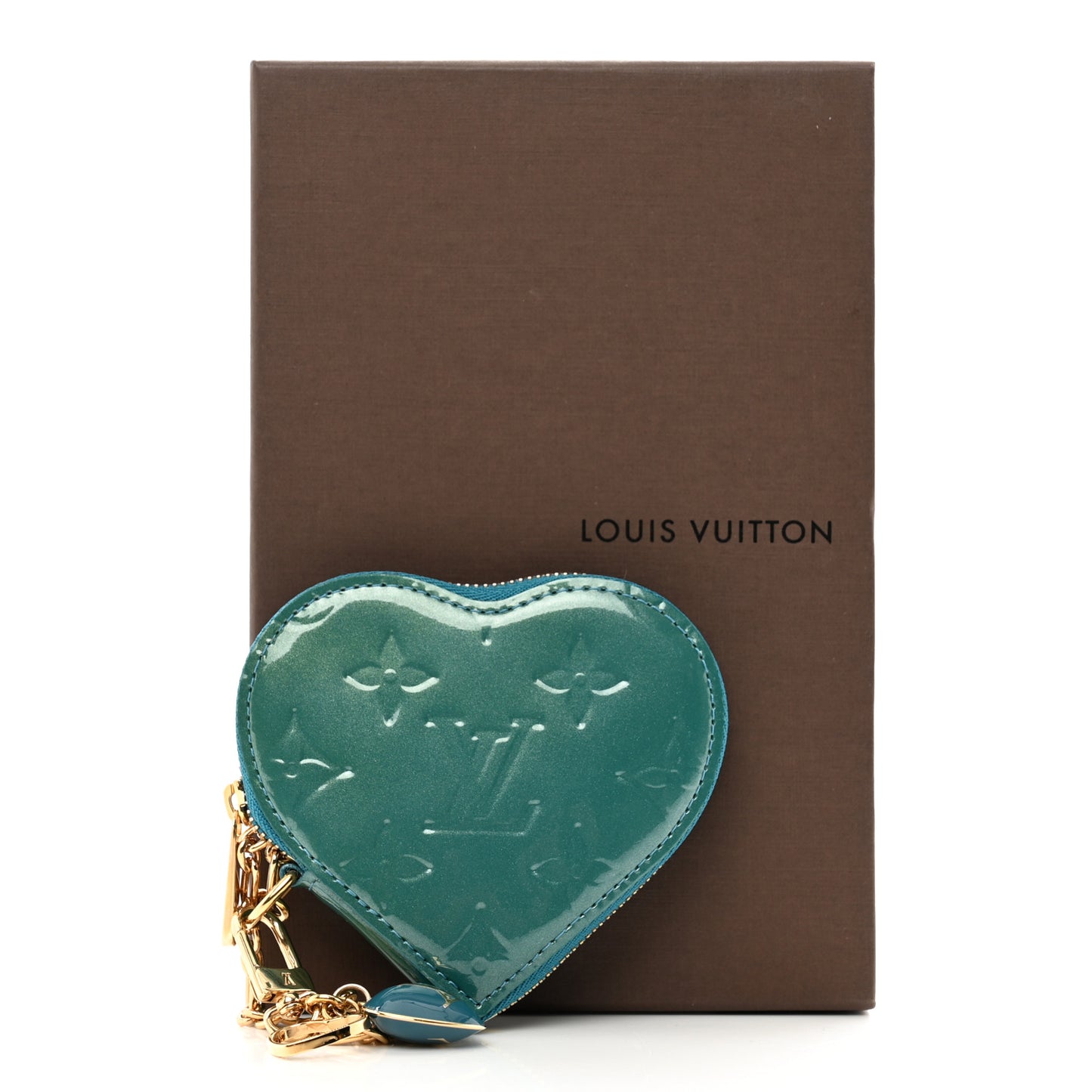 Vernis Heart Coin Purse Blue Galactic
