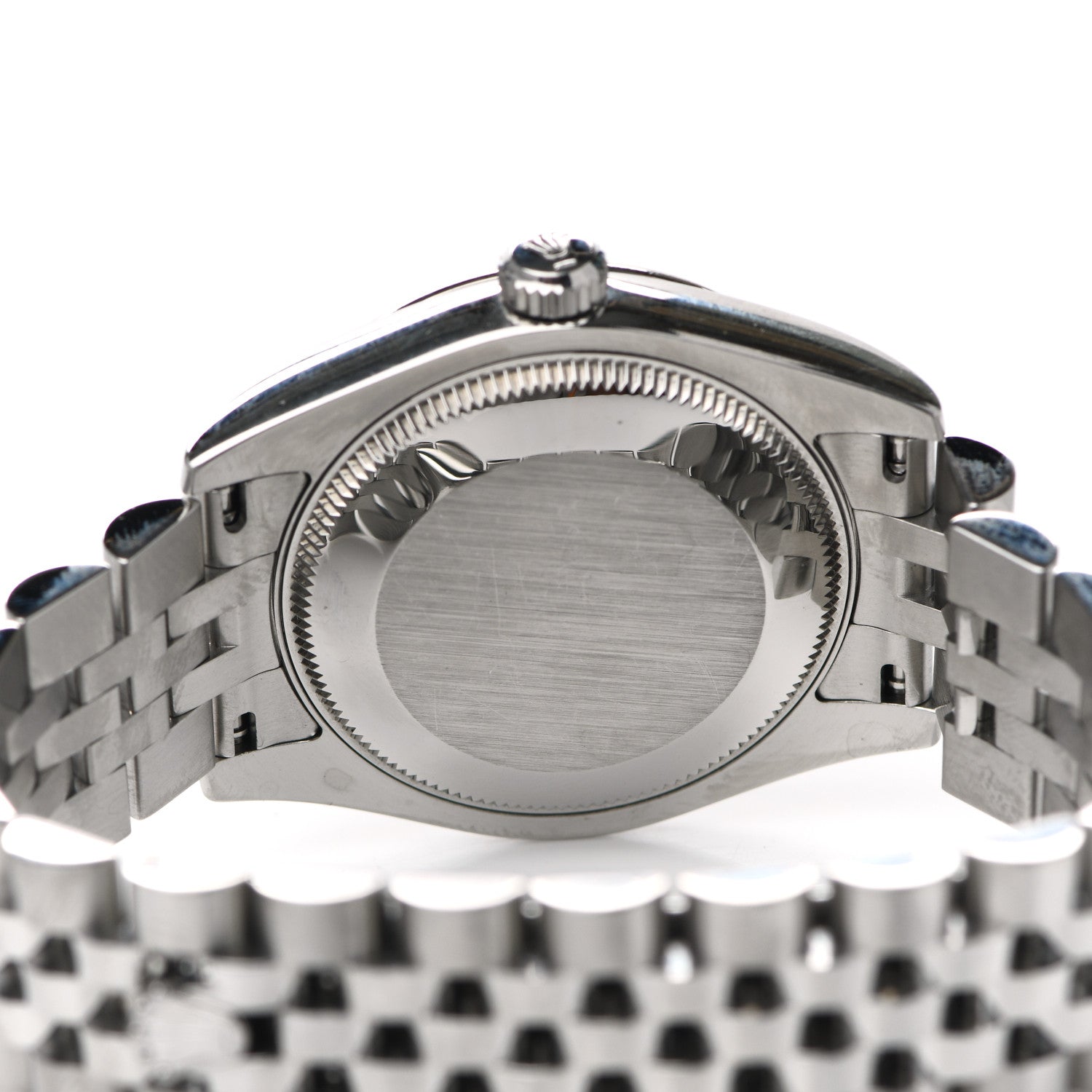 Rolex Stainless Steel 18K White Gold Diamond 31mm Oyster Perpetual Datejust Watch Silver 178274 4 of 5