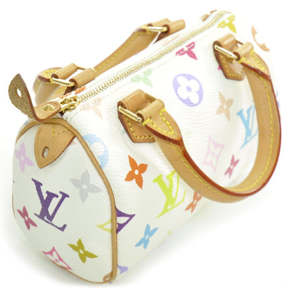 Louis Vuitton Monogram Multicolor Mini Sac HL Speedy White 4 of 8