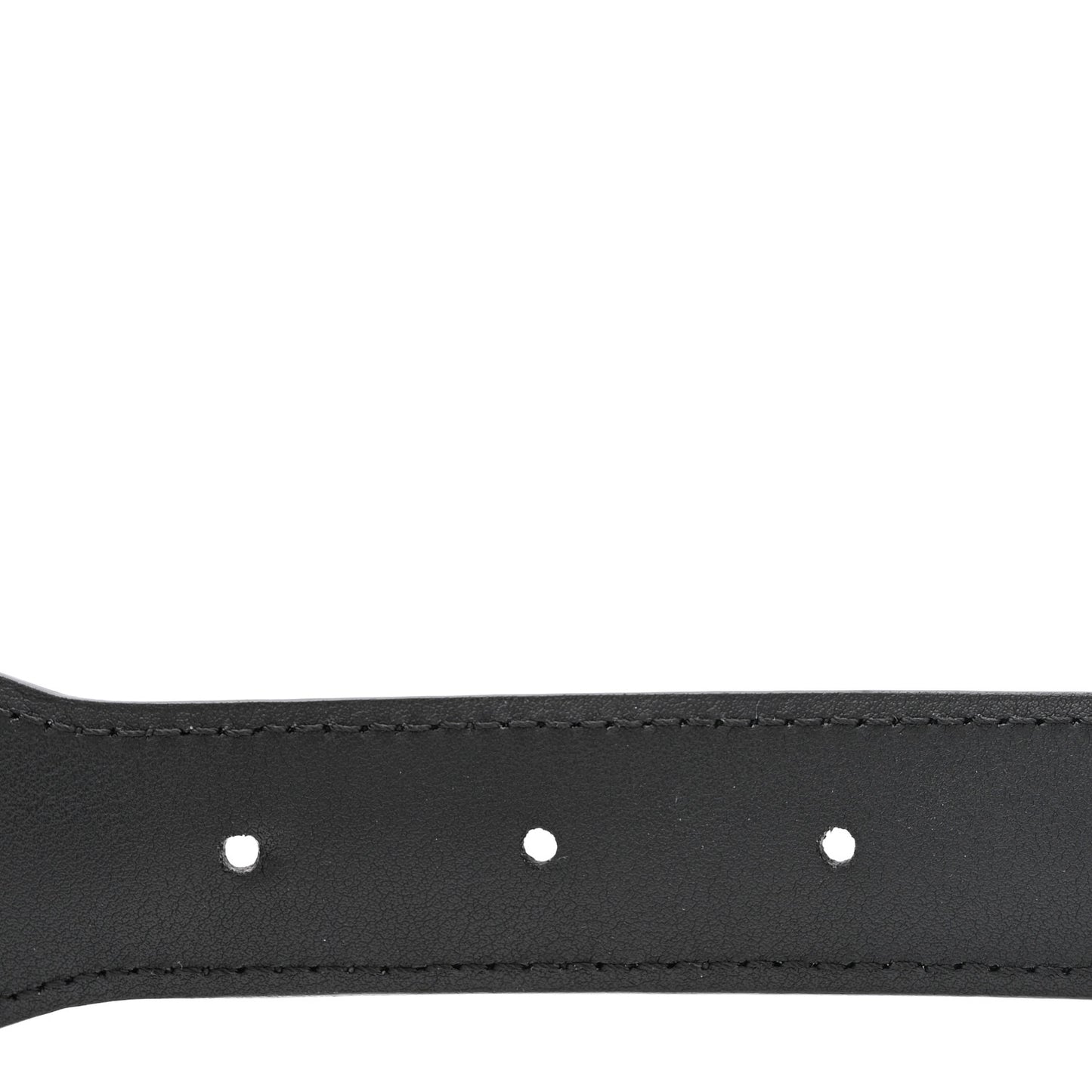 Efesto Leather Horsebit 25mm Belt 95 38 Black